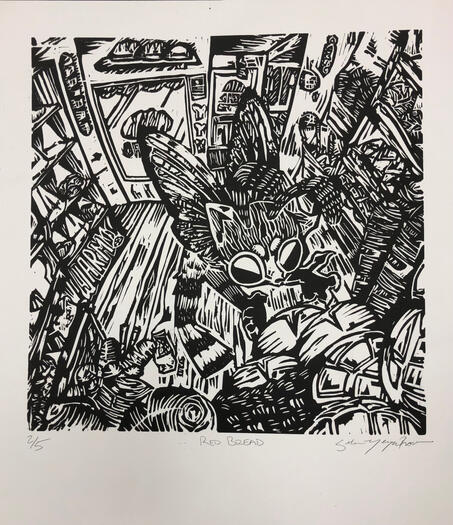 Printmaking Red Panda